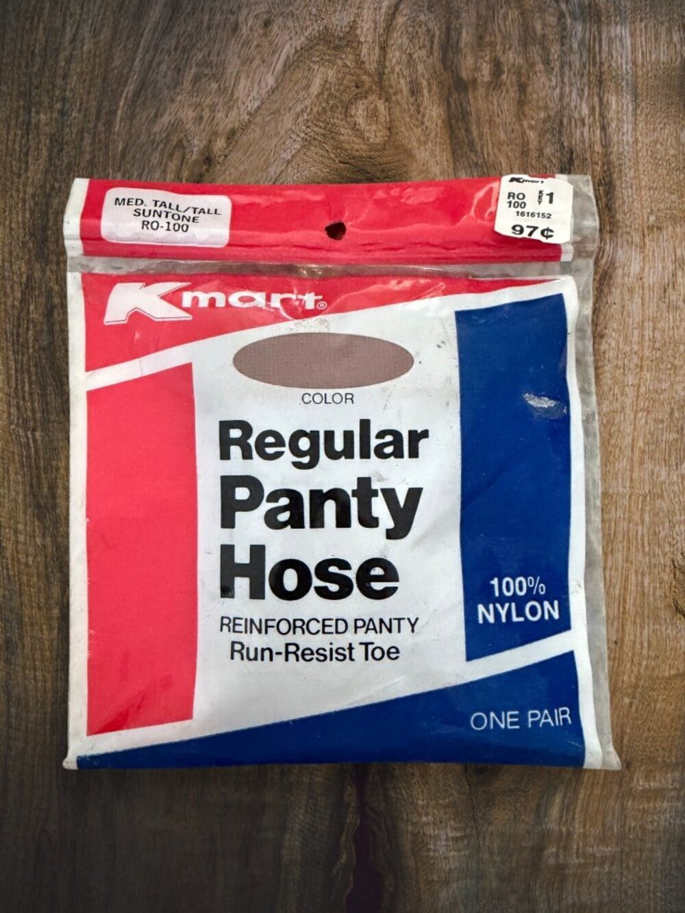 Vintage Kmart Regular Panty Hose Suntone Med Tall Tall 100% Nylon NOS USA
